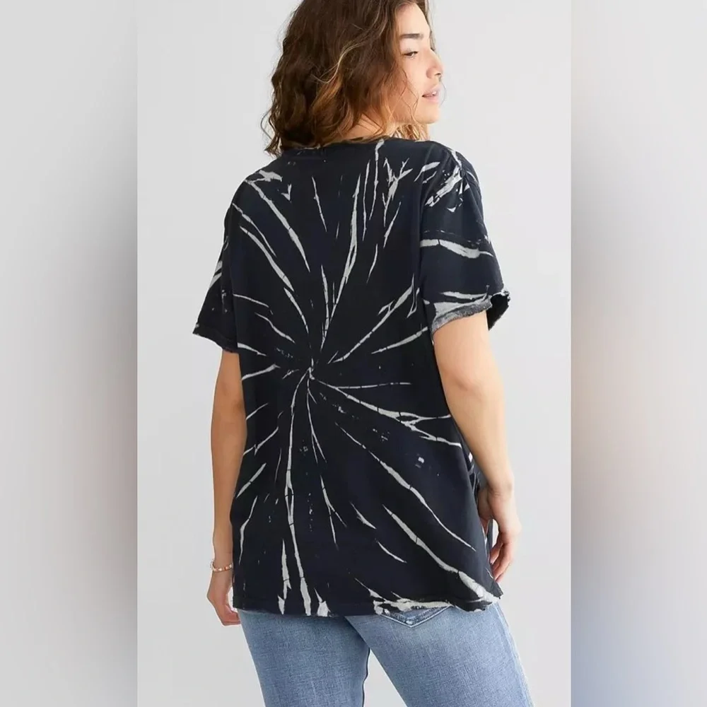 Affliction | Live Fast Festival T-Shirt Black White Sunburst Multi Women’s Sz L - Picture 2 of 7